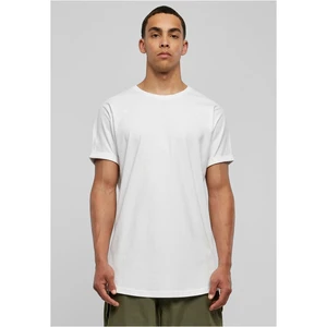 Long T-shirt with a long shape in white