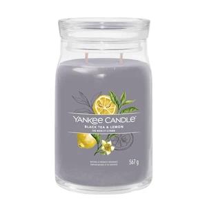 Yankee Candle Black Tea & Lemon vonná svíčka 567 g