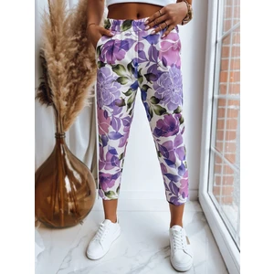 Women's trousers FLOWER GARDEN heather Dstreet