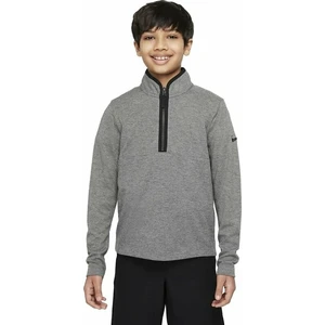 Nike Dri-Fit Victory Boys Half-Zip Golf Top Anthracite/Wolf Grey/Black XS