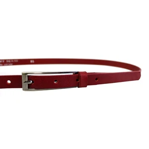 Penny Belts Dámský kožený opasek 15-1-93 red 95 cm