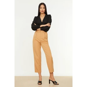 Trendyol Pants - Brown - Straight