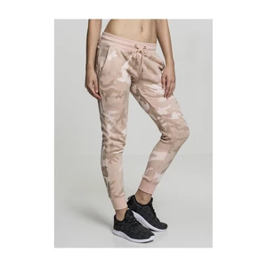 Ladies Camo Terry Pants rose camo