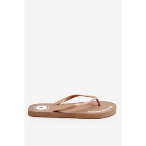 Comfortable flip-flops Big Star LL274796 Beige