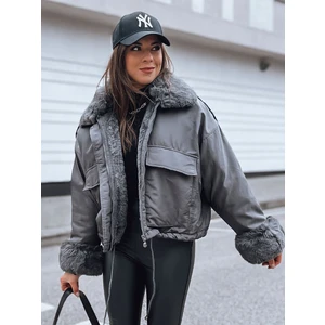 Women's Oversize Jacket OLIVIERA Grey Dstreet