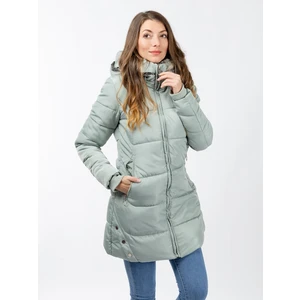 Women's quilted jacket GLANO - green