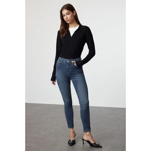 Trendyol Blue High Waist Skinny Jeans