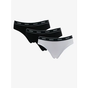 HUGO BOSS Three Pack Of Briefs With Logo Stretch-Cotton