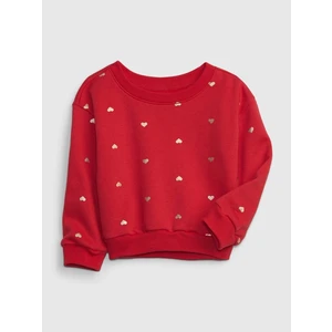 GAP Kids ́s sweatshirt with hearts - Girls