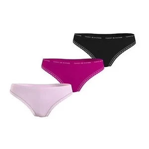 Tommy Hilfiger 3 PACK - dámská tanga UW0UW02824-0XF L