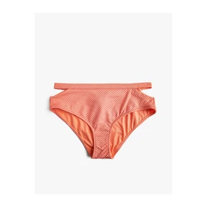 Koton Textured Bikini Bottoms Window Detail