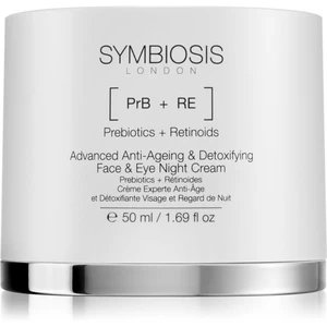 Symbiosis London Anti-Ageing & Detoxifying ľahký nočný krém na tvár a oči 50 ml