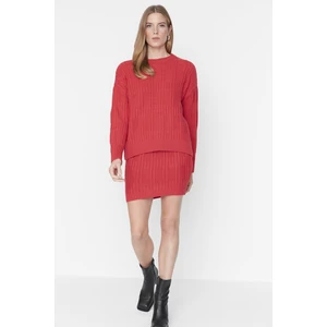 Trendyol Two-Piece Set - Red - Regular fit