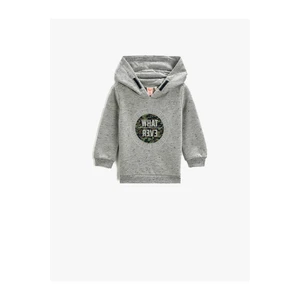 Koton Sweatshirt - Gray - Relaxed fit