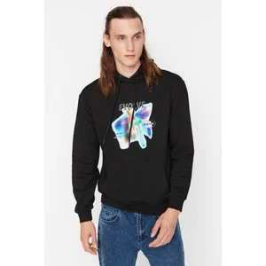 Trendyol Sweatshirt - Black - Regular fit