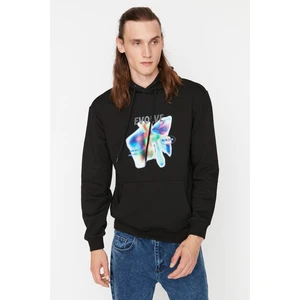 Trendyol Sweatshirt - Black - Regular fit