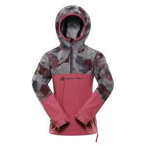 Kids jacket with ptx membrane ALPINE PRO GIBBO olivine variant PA