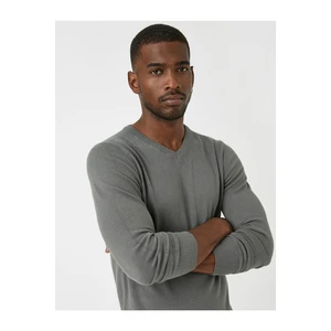 Koton Sweater - Gray - Regular fit