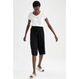 DEFACTO Relax Fit viskózové Capri Culottes