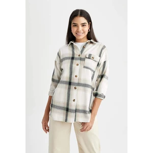 DEFACTO Flannel Long Sleeve Shirt