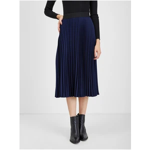 Orsay Dark blue ladies pleated skirt - Ladies