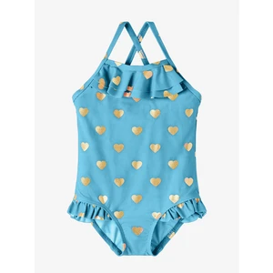 Light blue Girly patterned swimwear name it Zuma - Girls