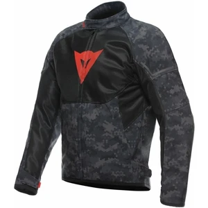 Dainese Ignite Air Tex Jacket Camo Gray/Black/Fluo Red 60 Textildzseki