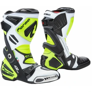 Forma Boots Ice Pro Flow White/Black/Yellow Fluo 45 Botas de moto