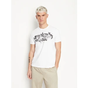 White Mens T-Shirt Armani Exchange - Men