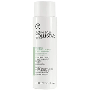 Collistar Attivi Puri Salicylic Acid + Niacinamide pleťové tonikum a emulzia pre zmenšenie pórov 100 ml