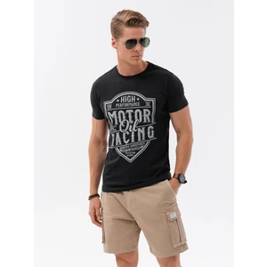 Ombre Men's printed cotton t-shirt