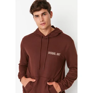 Trendyol Sweatshirt - Brown - Regular fit