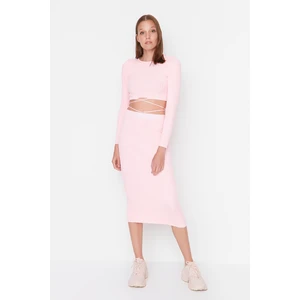 Dámske šaty Trendyol TWOAW22EL0543/PINK