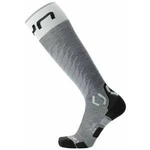 UYN Lady Ski One Merino Socks Grey Melange/White 35-36