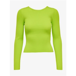 Light Green Sweater with Opening at Back ONLY Emmy - Women