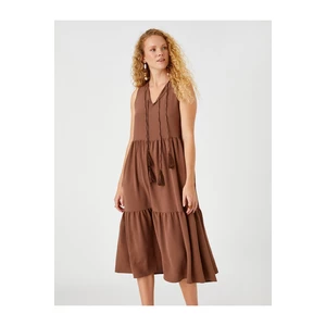 Koton Tiered Midi Length Dress, Sleeveless