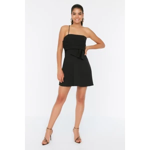 Trendyol Black Rib Detailed Dress