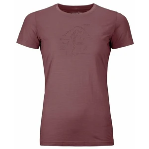 Ortovox Póló 120 Tec Lafatscher Topo T-Shirt W Mountain Rose M