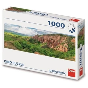 Dino Puzzle panoramatické Červená roklina 1000 dielikov