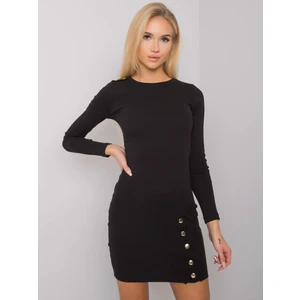 RUE PARIS Black pencil dress