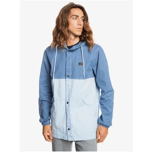 Modrá pánská lehká džínová bunda Quiksilver Natural Dyed - Pánské