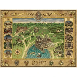 Ravensburger Puzzle Mapa Bradavic 1500 dílků