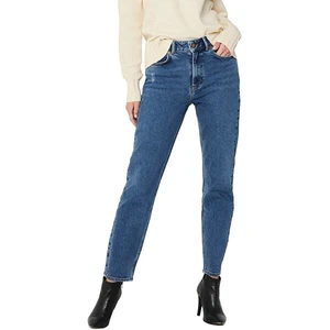 Jacqueline de Yong Dámské džíny JDYKAJA LIFE Straight Fit 15216501 Medium Blue Denim 28/32