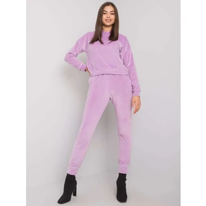 Violet women's Meriden velor set