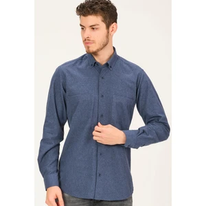 G730 DEWBERRY MEN'S SHIRT-LACİVERT