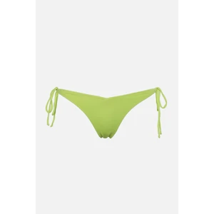 Trendyol Green Drawstring V Cut Low Waist Bikini Bottom