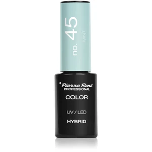 Pierre René Nails Hybrid gélový lak na nechty s použitím UV/LED lampy odtieň No. 45 Mint 6 ml