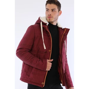 M8645 DEWBERRY MEN'S COAT-DARK BURGUNDY