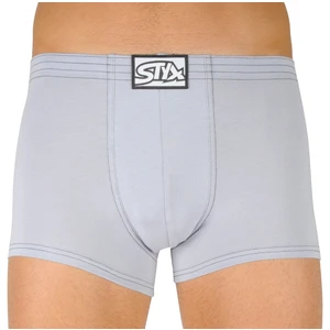 Men's boxers Styx classic rubber light gray (Q1067)