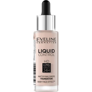 Eveline Cosmetics Liquid Control tekutý make-up s pipetou odstín 005 Ivory 32 ml